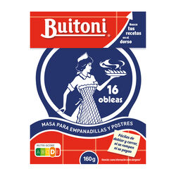 MASA EMPANADILLA BUITONI CONGELADA 160g