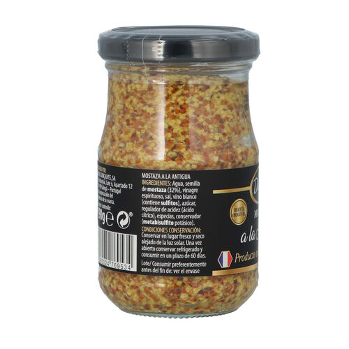 Salsa de mostaza a la Antigua Dijon DELEITUM 190g image number