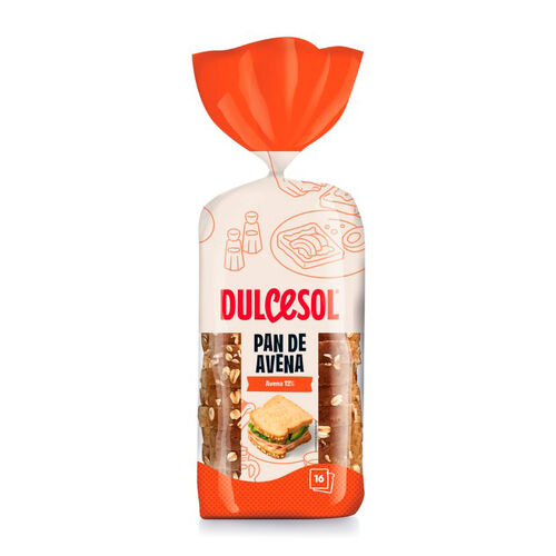 Pan de molde con avena DULCESOL 460g image number