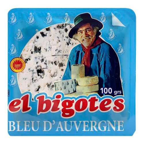 QUESO AZUL EL BIGOTES CUÑA 100g image number