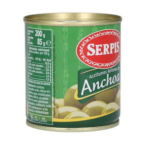 ACEITUNA RELLENA SERPIS 200g image number