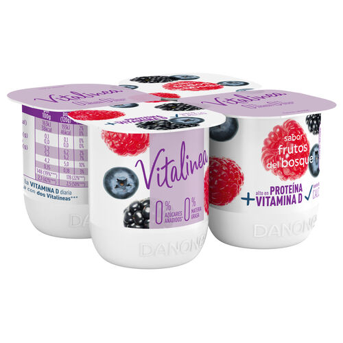 VITALINEA FRUTOS DEL BOSQUE 4x120g image number