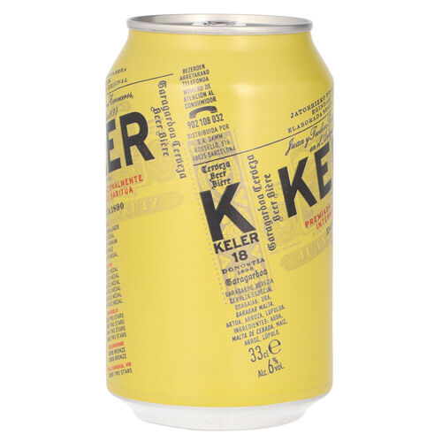 CERVEZA KELER LATA 33 CL image number