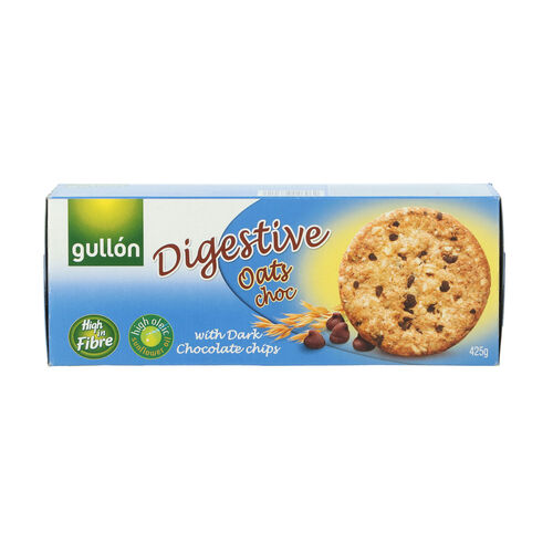 Digestive avena chocolate GULL&Oacute;N 425g image number