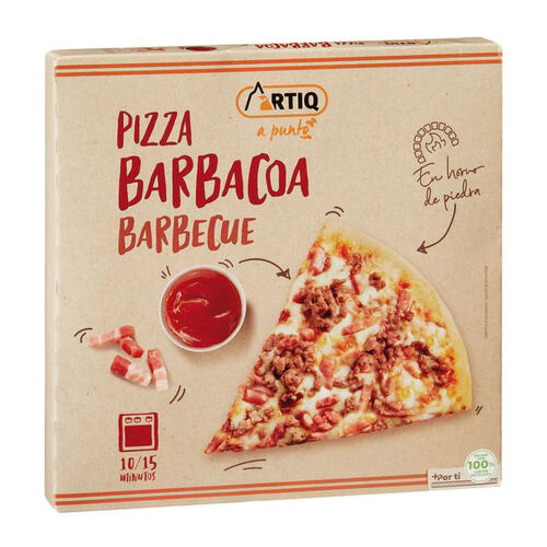 Pizza congelada de Barbacoa en horno de piedra ARTIQ 400g image number