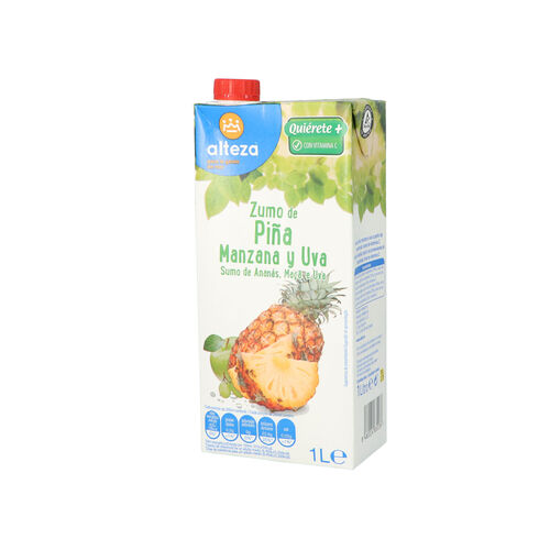 ZUMO DE PIÑA,UVA Y MANZANA ALTEZA 1L image number