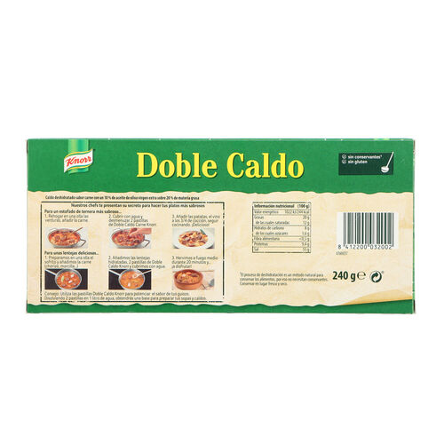 Caldo carne KNORR 24 pastillas 252g image number