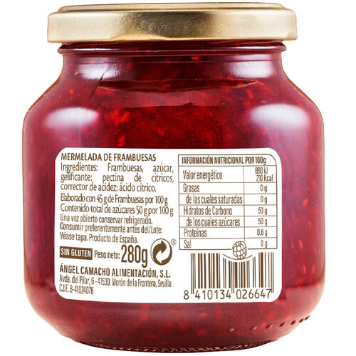 Mermelada de frambuesas LA VIEJA F&Aacute;BRICA 280g image number