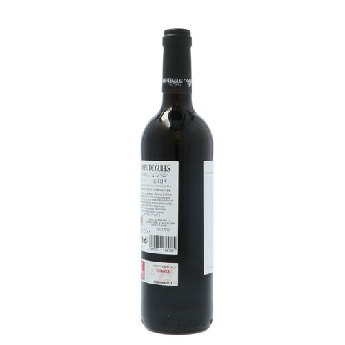 VINO TINTO CAMPO GULES CRIANZA DO RIOJA 750ml image number