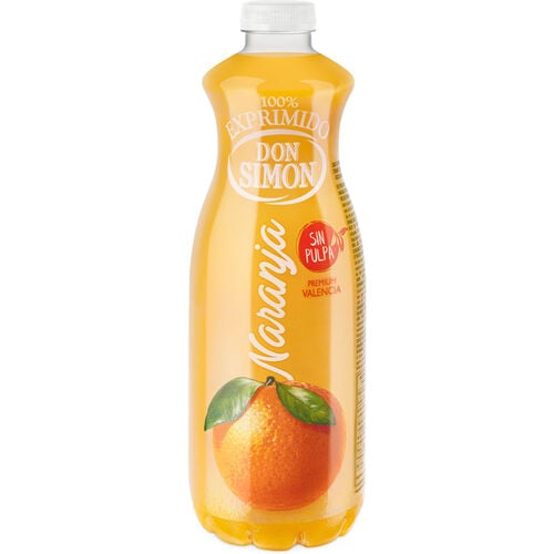 ZUMO REFRIGERADO DE NARANJA SIN PULPA DON SIMON 1L image number