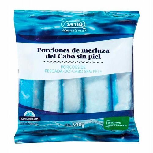 Merluza del cabo congelada porciones ARTIQ 500g image number