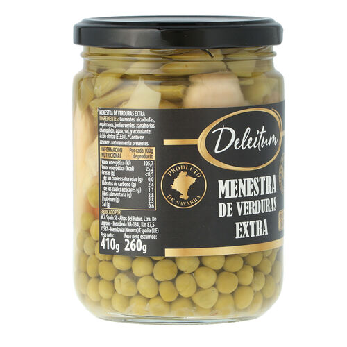 Menestra verduras Extra DELEITUM 410g image number