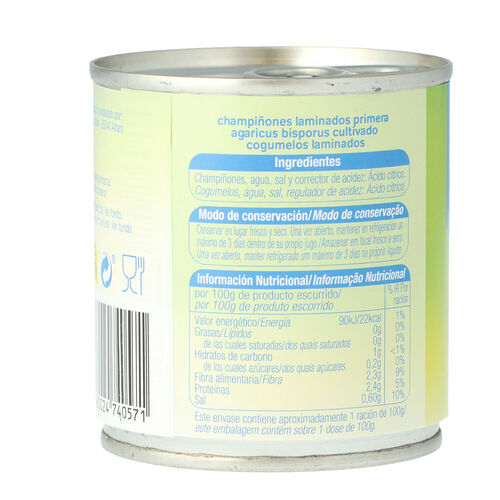 CHAMPIÑON LAMINADO ALTEZA 185g image number