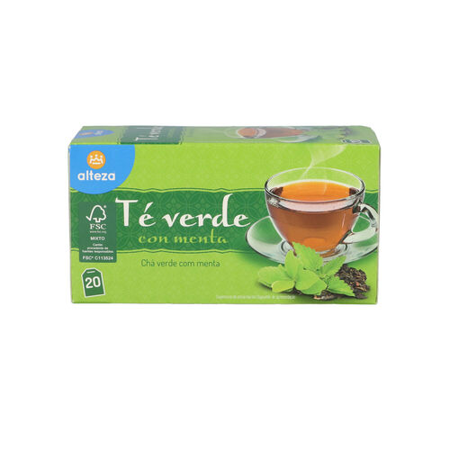 T&eacute; ALTEZA verde con menta 20 sobres image number