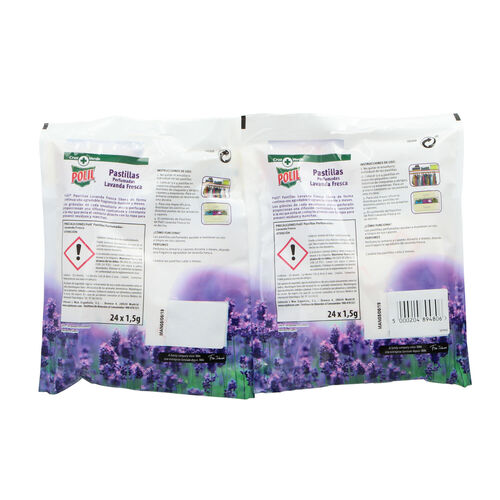 ANTIPOLILLAS POLIL PASTILLAS PERFUMADA 24uds image number