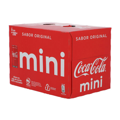 Refresco COCA COLA Original Mini 6x200ml image number