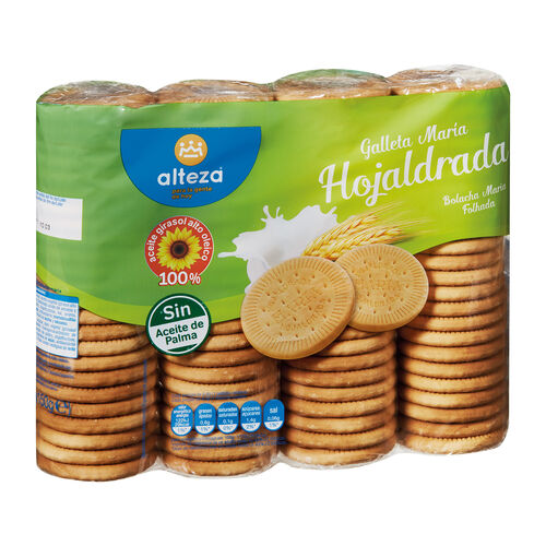Galleta María Hojaldrada ALTEZA 4x150g image number