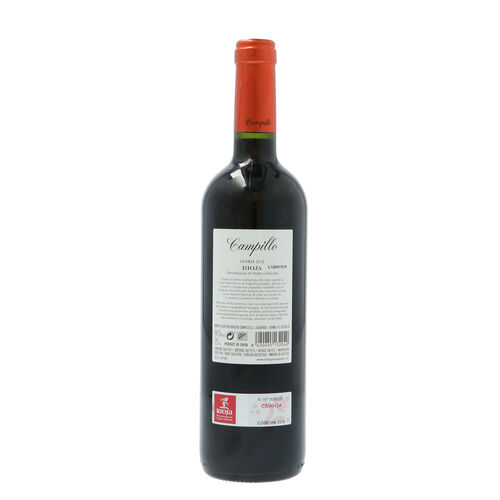 Vino tinto CAMPILLO Crianza DO Rioja 750ml image number