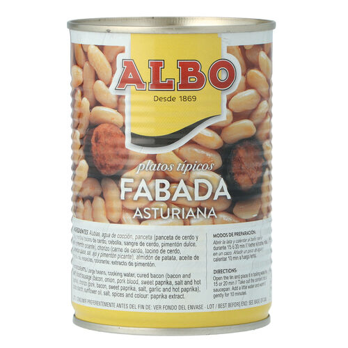 Fabada ASTURIANA ALBO lata 425g image number
