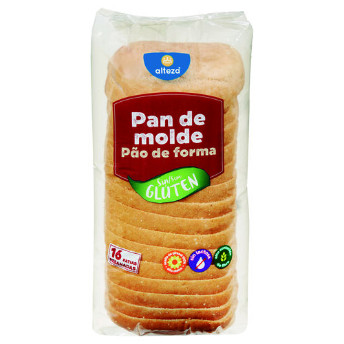 Pan de molde sin gluten ALTEZA 350g image number