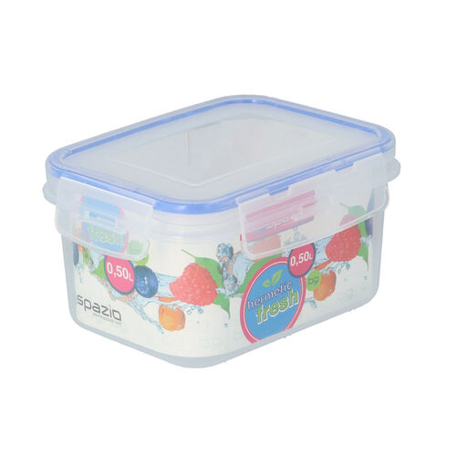 Tupper transparente con tapa 500ml image number