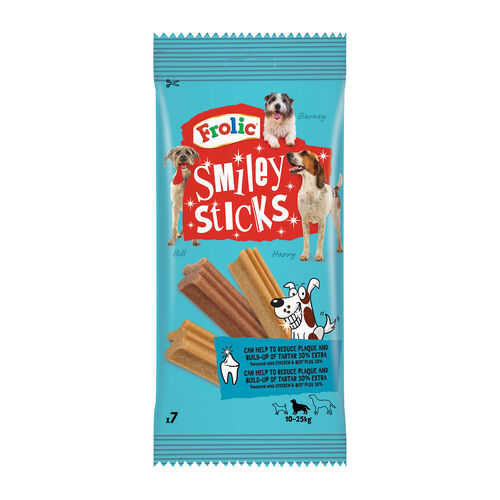SNACK PERRO SMILEY STICKS FROLIC 175g image number