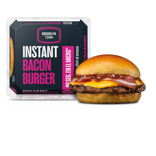 HAMBURGUESA INSTANT BACON BURGER BROOKLYN TOWN 210g image number