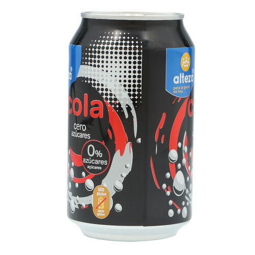 Refresco cola cero ALTEZA lata 33cl image number