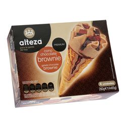 ALTEZA CONO CHOCOLATE BROWNIE 4X110 ML