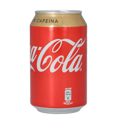 COCA COLA SIN CAFEINA LATA 33cl image number