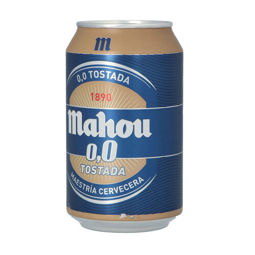 CERVEZA TOSTADA 0,0% MAHOU 33cl image number