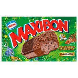 HELADO MAXIBON JUNGLY PACK 4x140ml