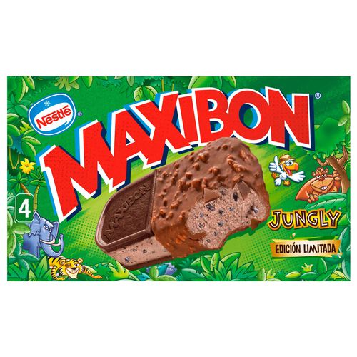 HELADO MAXIBON JUNGLY PACK 4x140ml image number