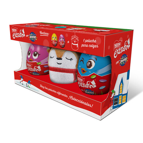 Huevos de chocolate+peluche Extrafino NESTL&Eacute; 80g image number