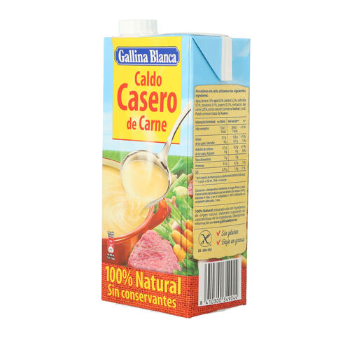 CALDO DE CARNE GALLINA BLANCA 1L image number