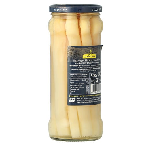 ESPARRAGOS CARRETILLA 8/12F 540g image number