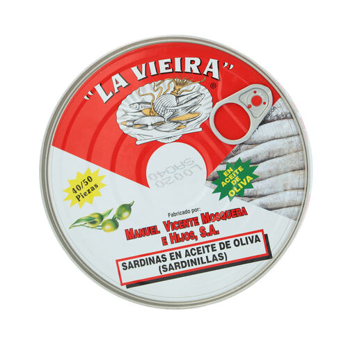 SARDINILLA VIEIRA ACEITE OLIVA 40/50 265g image number