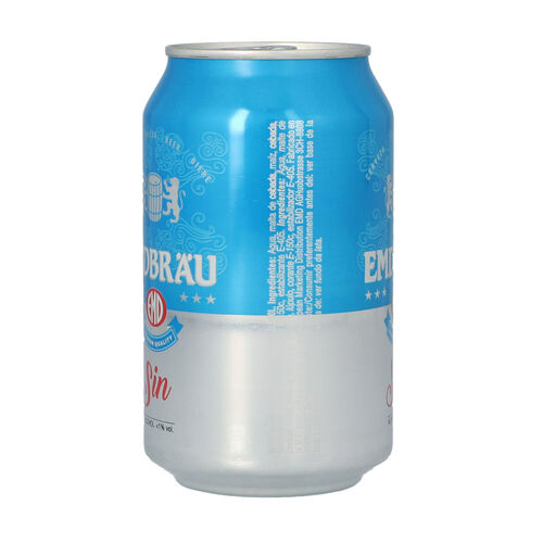 CERVEZA EMDBRAU SIN ALCOHOL LATA 33cl image number