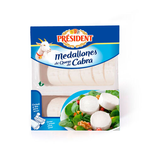 QUESO CABRA PRESIDENT MEDALLON 200g image number