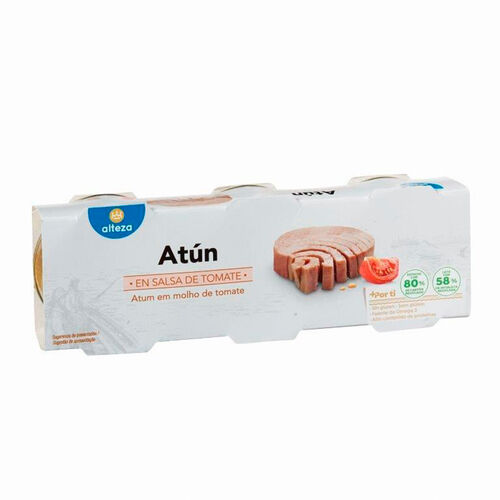 ATUN EN SALSA DE TOMATE ALTEZA 3x80g image number