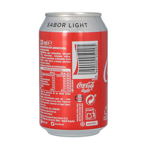 COCA COLA light lata 33cl image number