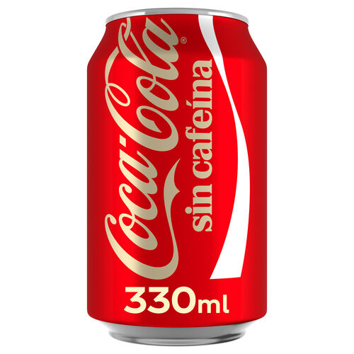 Refresco de cola sin cafe&iacute;na COCA COLA 330ml image number