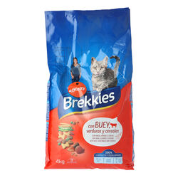 PIENSO PARA GATO CON BUEY BREKKIES 3,5kg