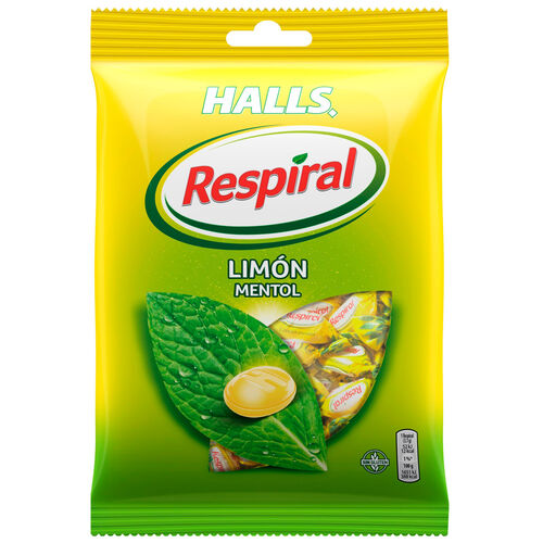 Caramelos RESPIRAL lim&oacute;n HALLS 150g image number