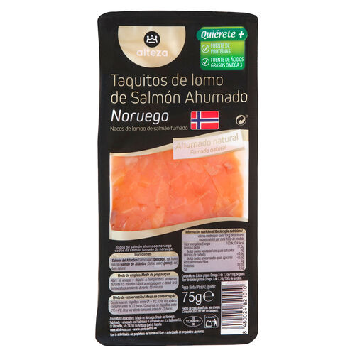 SALMON AHUMADO ALTEZA TAQUITOS 75g image number
