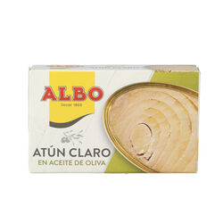 ATUN CLARO EN ACEITE DE OLIVA ALBO 112g