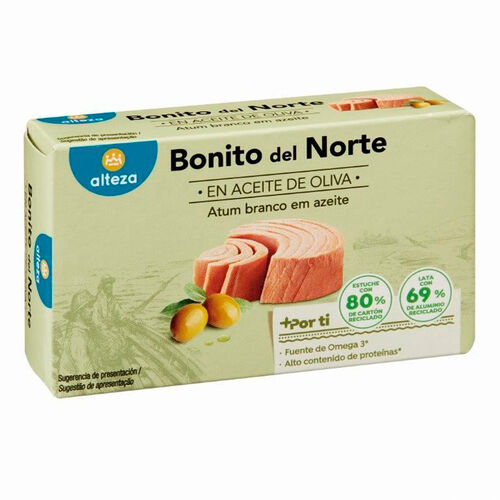Bonito del Norte en aceite de oliva ALTEZA 111g image number