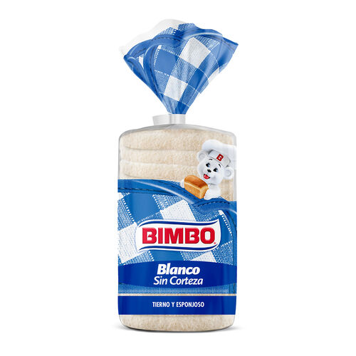 Pan de molde sin corteza BIMBO 500g image number