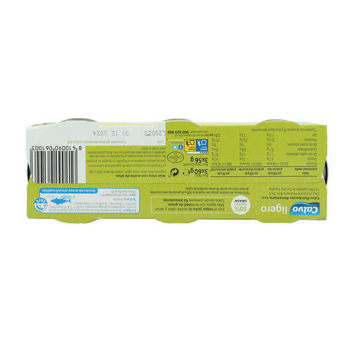ATUN CLARO CALVO LIGERO OLIVA PACK 3x80g image number