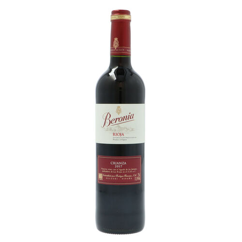 Vino tinto BERONIA Crianza DO Rioja 75cl image number